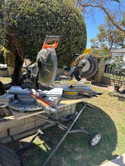 Dewalt and Ridgid miter saw (for parts)