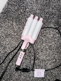 Beach waver curler