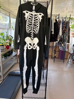 Skeleton Halloween Costume Jumpsuit