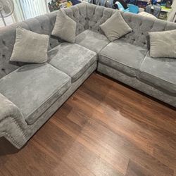 Gray Sectional Sofa