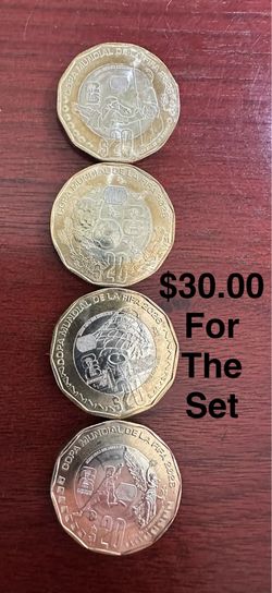 Monedas de collection del mundial 2026 $30.00