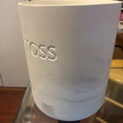 Non-porous Modern Matte White Terracotta Cylinder Planter Pot