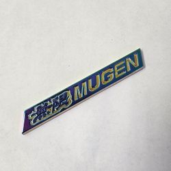 BRAND NEW UNIVERSAL MUGEN METAL BADGE EMBLEM NEO CHROME