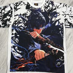 Mega Print Solo Leveling Anime AOP Graphic All Over Print T-Shirt 2XL #11P