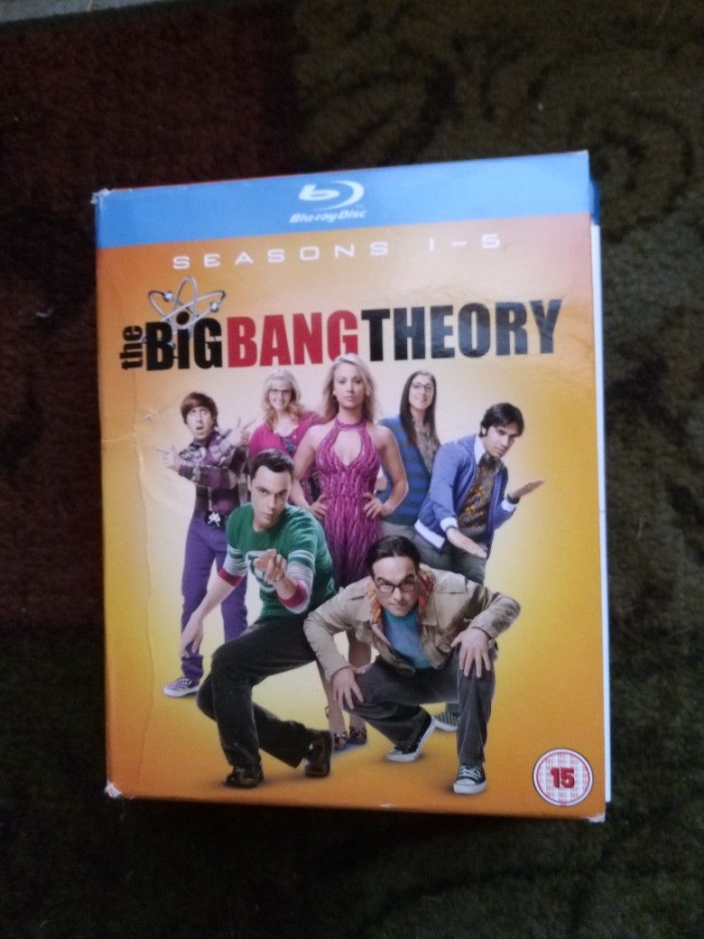 BIG BANG THEORY BLU RAY -NEW Seasons 1-5