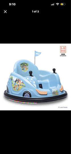 6V bluey bumper car ride