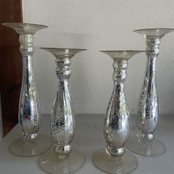 Glass Candle Holders