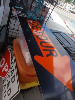 Retired  street signs