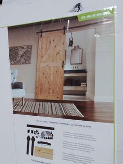 BARN DOOR 36x84 KIT COMPLET