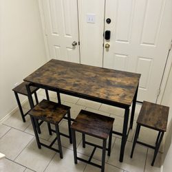 5 Piece Dining Table Set