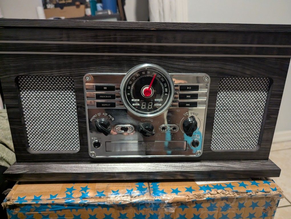 Victrola Empire 6-in-1 Bluetooth Record Player