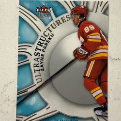 Zayne Parekh 2025-2026 Fleer Ultra Hockey Ultra Structures RC Rookie #4  Flames