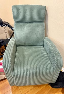 Yaheetech 360° Swivel Nursing Chair with Side Pockets, Dark Green