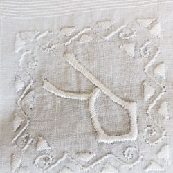 VINTAGE Handmade Men's Handkerchief