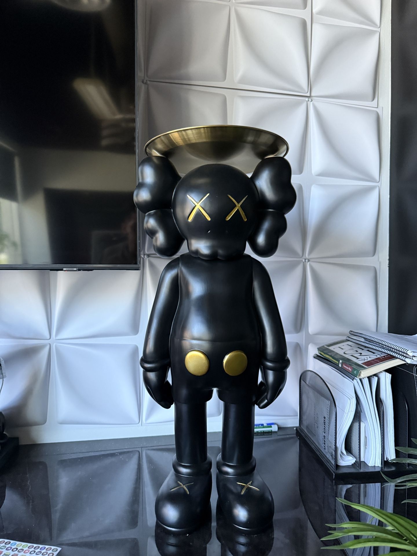 Kaws Statue With Tray