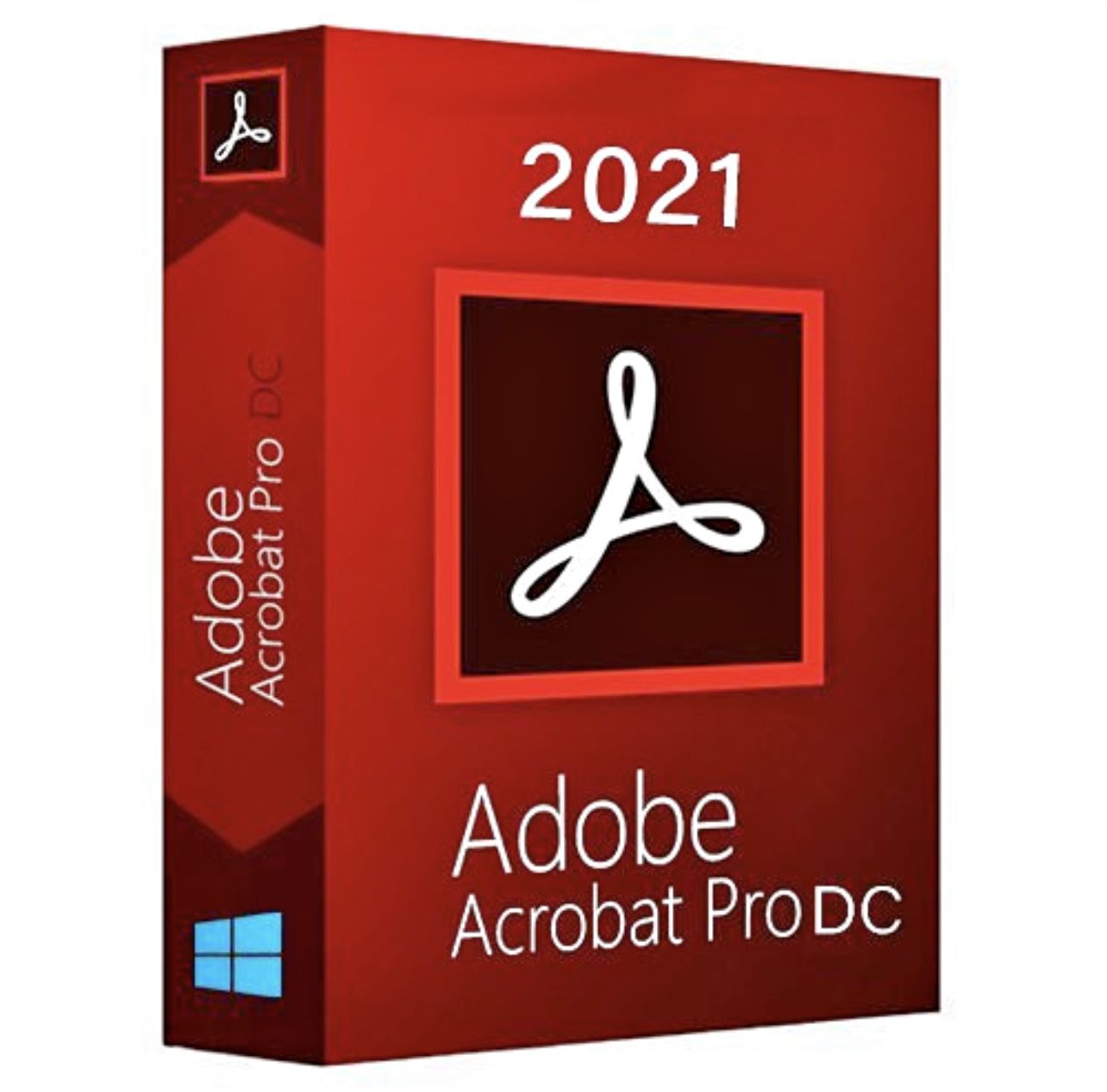 Adobe PDF 2021 Acrobat Pro - Windows & Mac OS + FREE 8GB USB Flash Drive