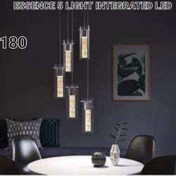 Brand New Artika Essence 5 Light Integrated Led Pendant 