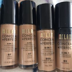 New Mialni Conceal Perfect Foundations 