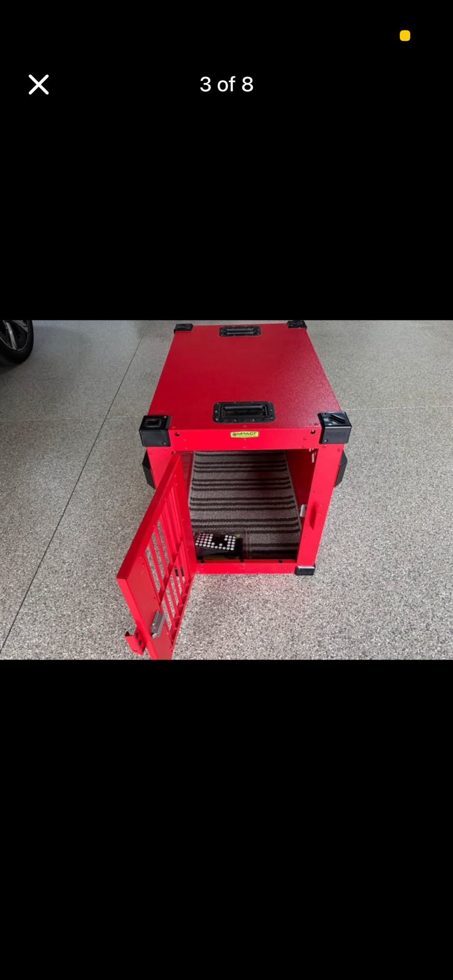 Limited Red Impact Dog Crate 