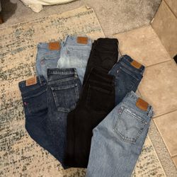 Levi Jeans x8 Size 24/25