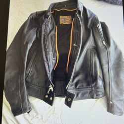 Motorcycle  Leather Gear Jacket ,First Classic Brand