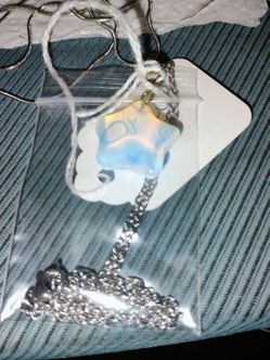 8 different necklaces on stainless steel chains $10 to $15 each