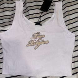 true religion rhinestone tank top