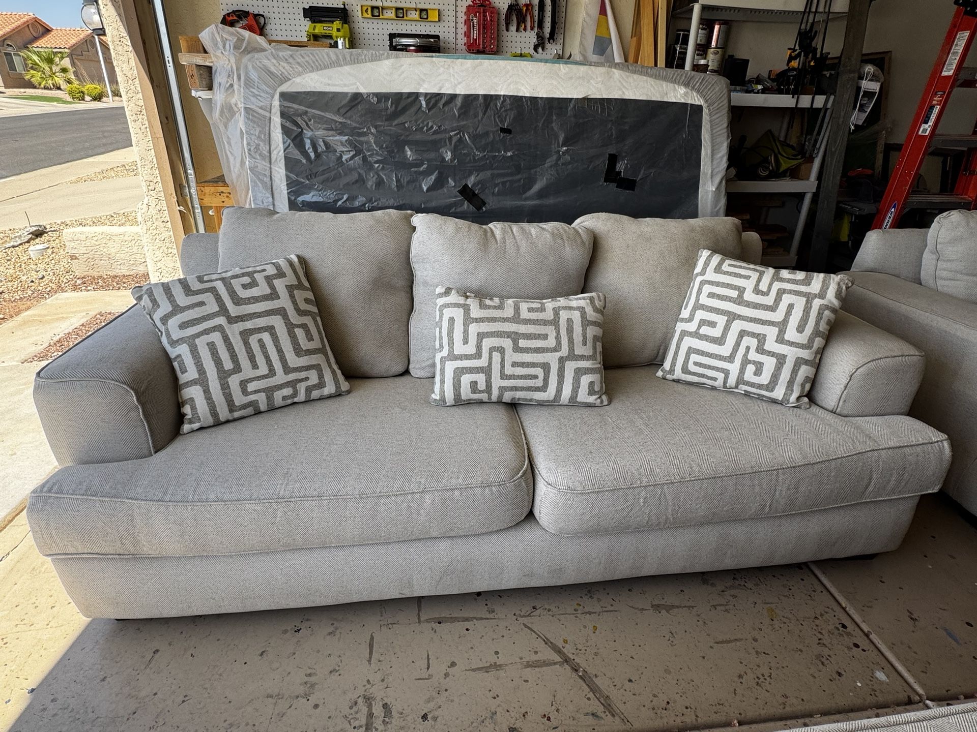 Couch, Loveseat, And Ottoman