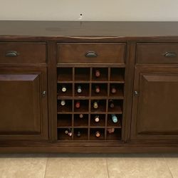 Beautiful solid wood wine buffet 