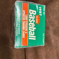 1987 Fleer Baseball Update Factory Set – Sealed – Greg Maddux RC