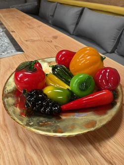 Glass Fruit And Vegetable