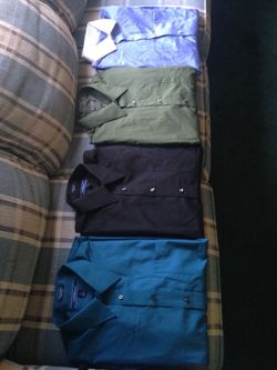 Wow 4 XL dress shirts. 17 neck - 36/37