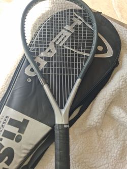 HEAD Ti S6 Tennis Racket - Pre-Strung Head Heavy Balance 27.75 Inch Adult Rac...