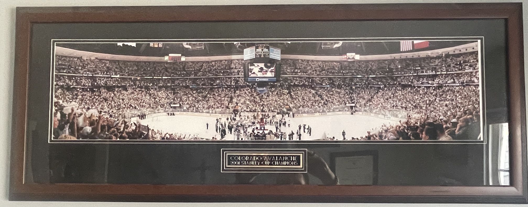 2001 Stanley Cup Champions - Colorado Avalanche - Framed Print