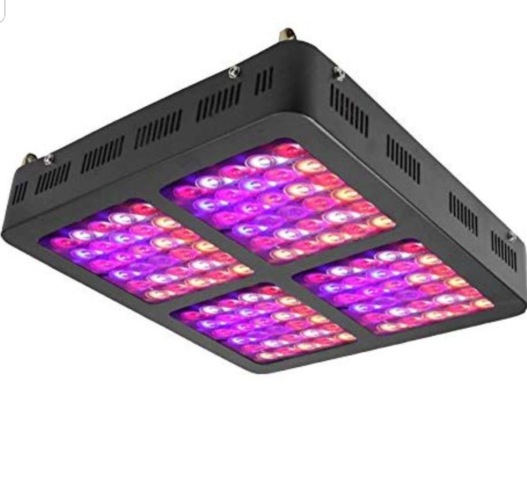 Induxpert 600W 120 LED Chips Light for Plant Growth - Full Spectrum 8000 Lumens with UV and IR Lighting for Indoor, Tent, Vegs, Flowers