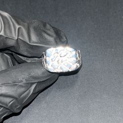 Silver Nugget Ring