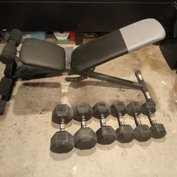 Workout Bench With Weights