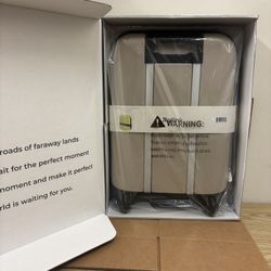 New Rollink Collapsible Carry-On Plus Luggage Warm Gray