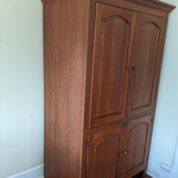 Solid Cherry Armoire Or Entertainment Center Or Bar