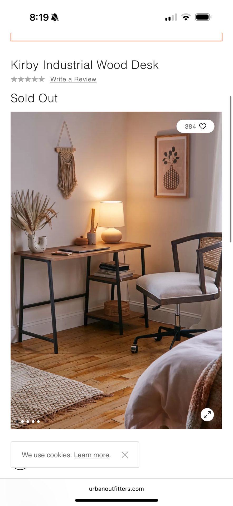 NEW URBAN OUTFITTERS DESK
