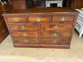 9 DRAWERS DRESSER / SOLID WOOD