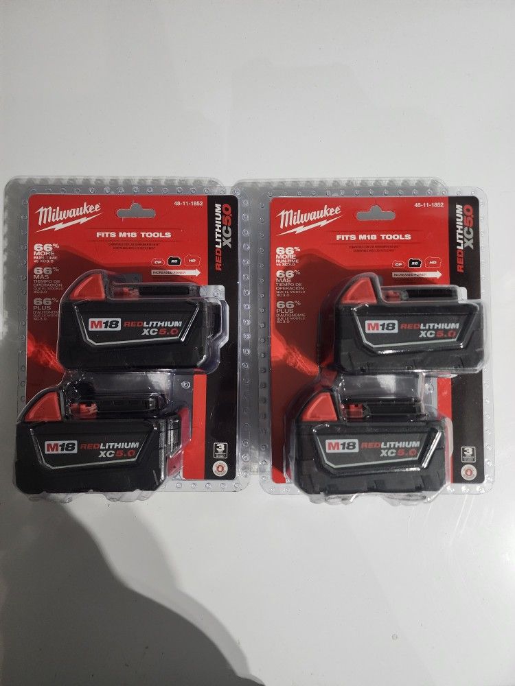 Milwaukee M18 Batteries