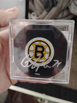 Signed Boston Bruins Jiri  Sleger