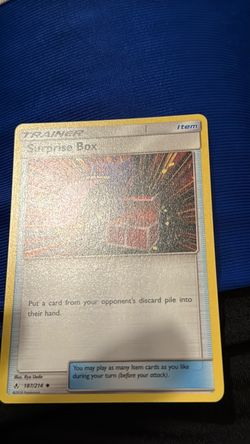 Trainer Surprise Box 187/214 Regular Unbroken Bonds Pokemon TCG NM