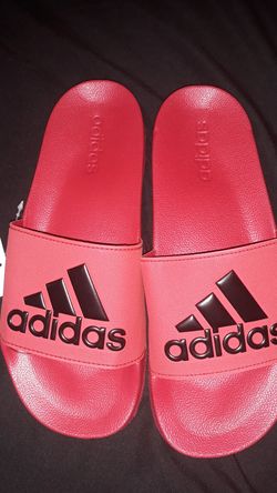Adidas! Men's Red slides