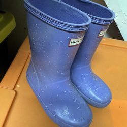 Girls hunter rain boots 