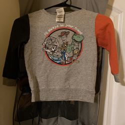 4T Mickey and Toy Story Sweaters
