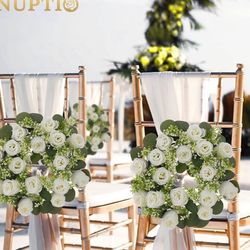 Arreglo Blanco De Rosas Para Bodas 