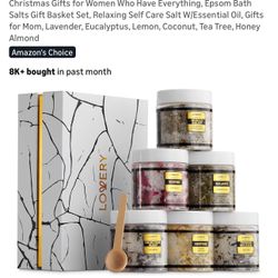 𝗗𝗘𝗟𝗨𝗫𝗘 𝗘𝗣𝗦𝗢𝗠 𝗕𝗔𝗧𝗛 𝗦𝗔𝗟𝗧𝗦 𝗚𝗜𝗙𝗧 𝗦𝗘𝗧 -brand New 