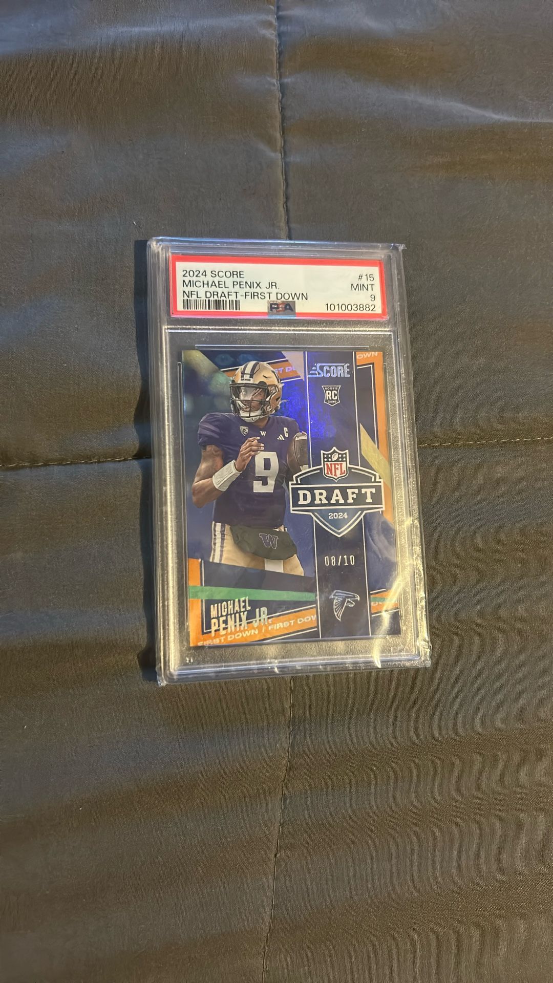 Micheal Penix Jr NFL Draft Psa 9